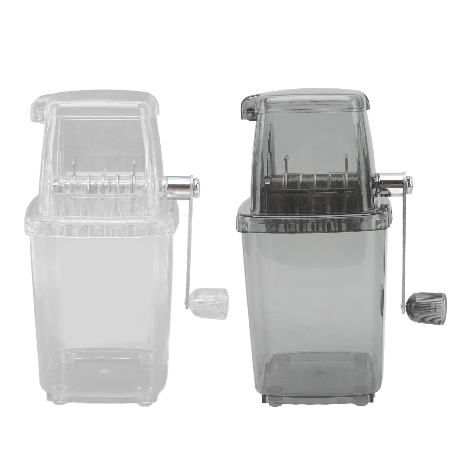 Manual Ice Crusher Small Portable Shaver Hand Operated Snow Cone Machine for Home