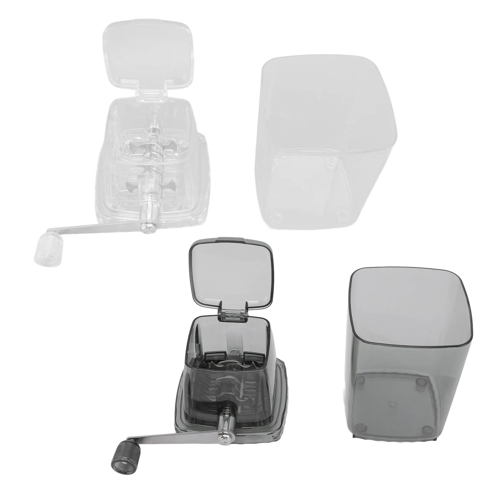 Manual Ice Crusher Small Portable Shaver Hand Operated Snow Cone Machine for Home