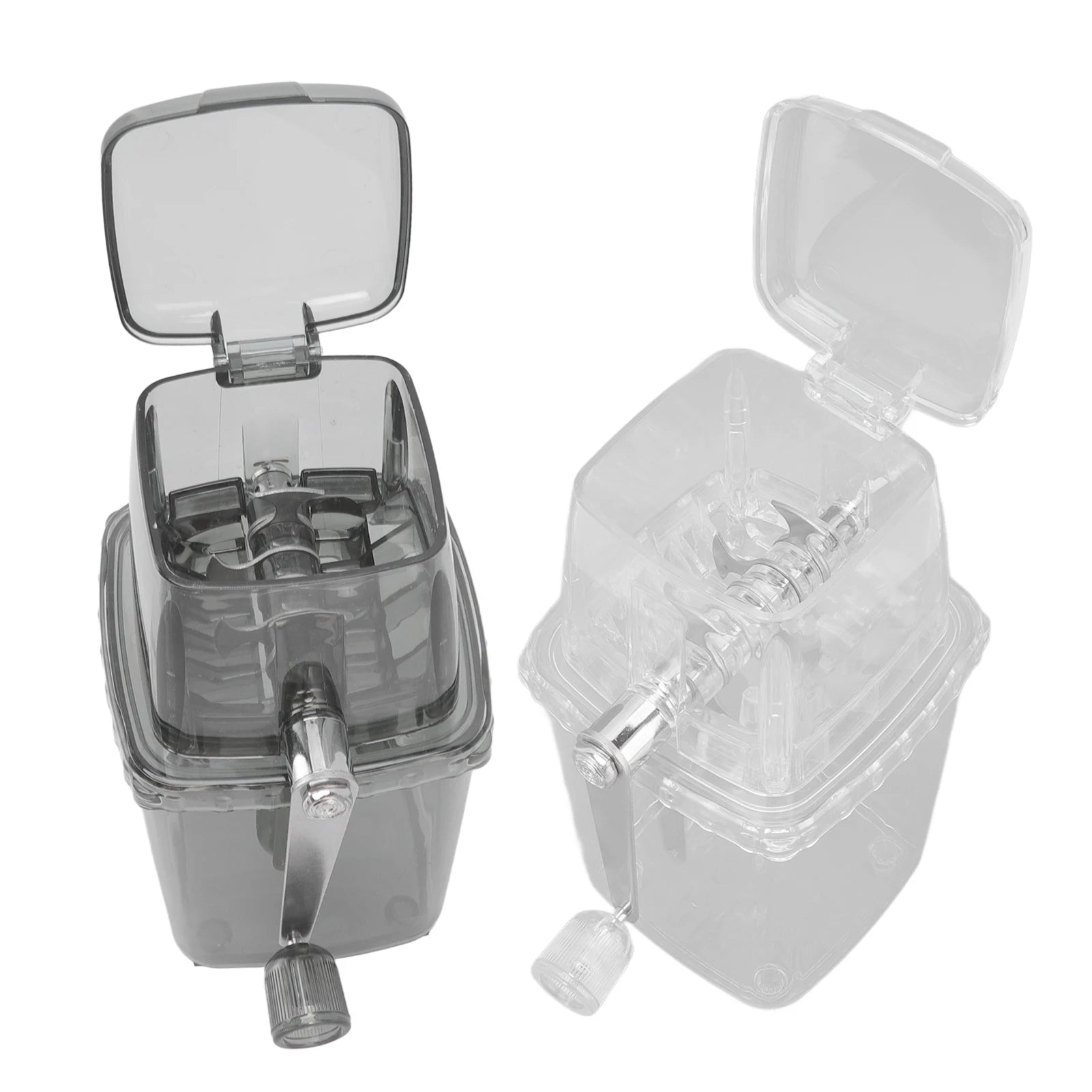 Manual Ice Crusher Small Portable Shaver Hand Operated Snow Cone Machine for Home